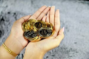 gold and silver round coins